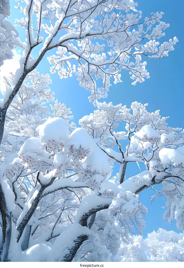 Winter Wonderland Snow Covered Trees