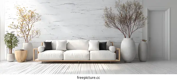 Modern Minimalist Living Room Interior Design