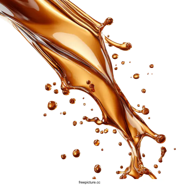 [Transparent Background PNG]Delicious Food Drink Splashing