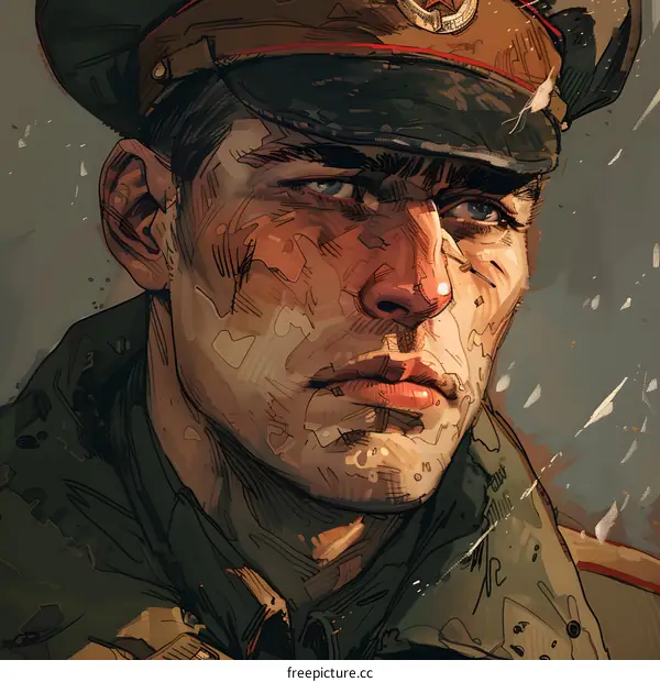 Portrait of a soldier
