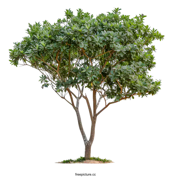 [Transparent Background PNG]Green Tree Isolated on White Background