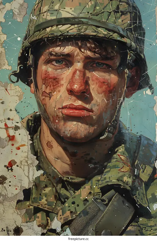 The Weathered Soldier Portrait