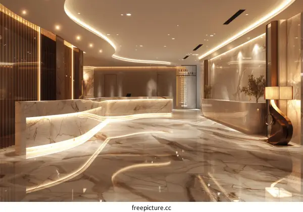 Modern Hotel Lobby Interior Design