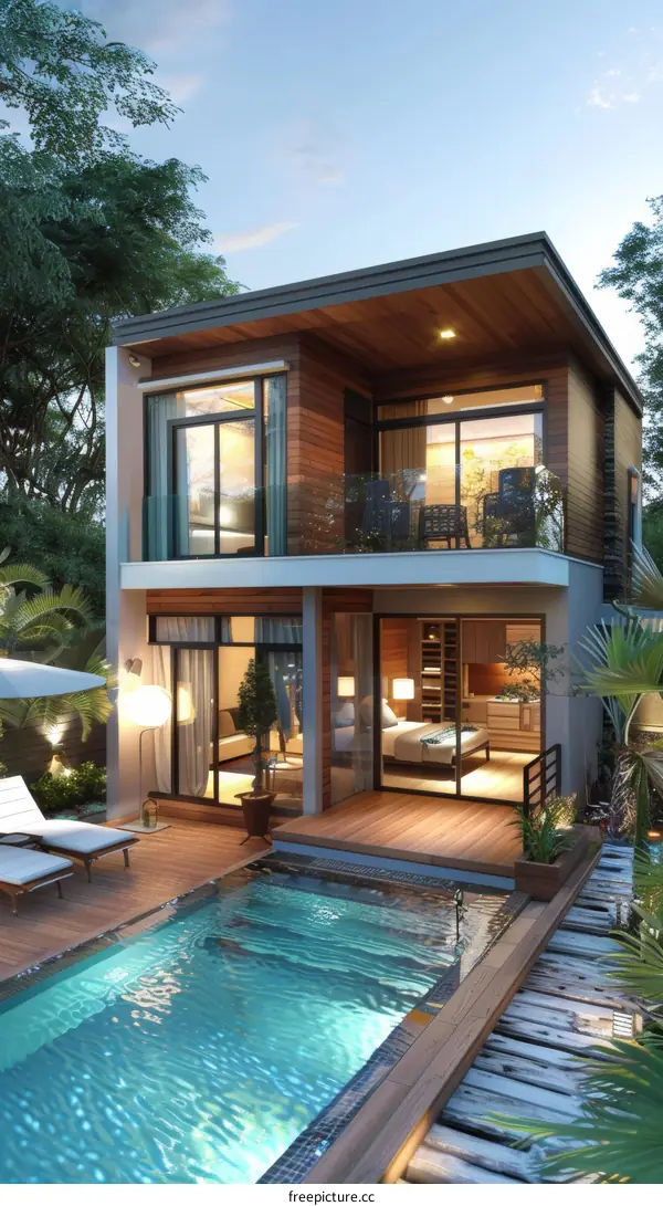 Luxury villa with swimming pool