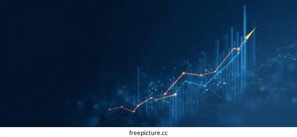 Trend Graph Illustrating Growth and Progress
