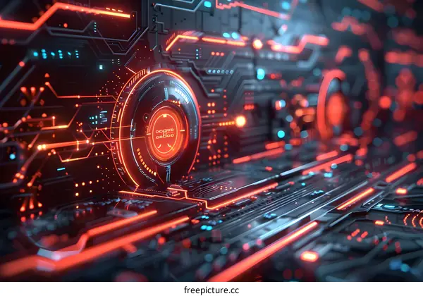 futuristic technology background