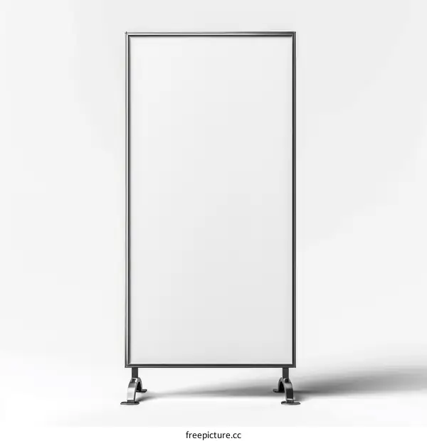 Blank Billboard Mockup Isolated on White Background