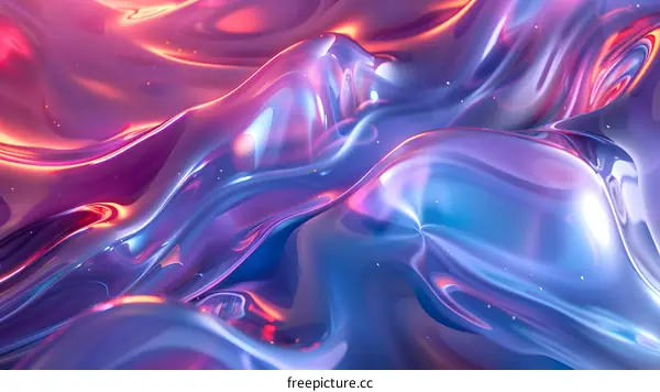 Abstract iridescent holographic foil background