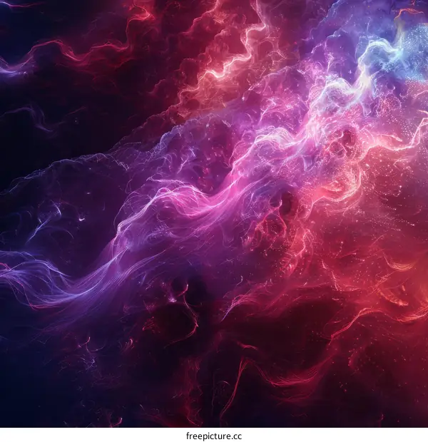 Abstract background with glowing curved lines