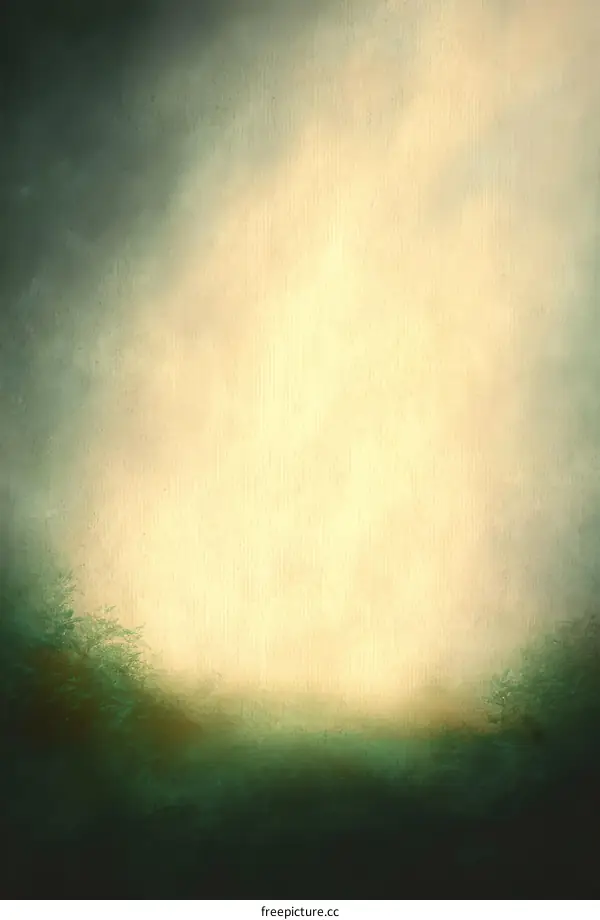 Vintage Artistic Landscape Illustration