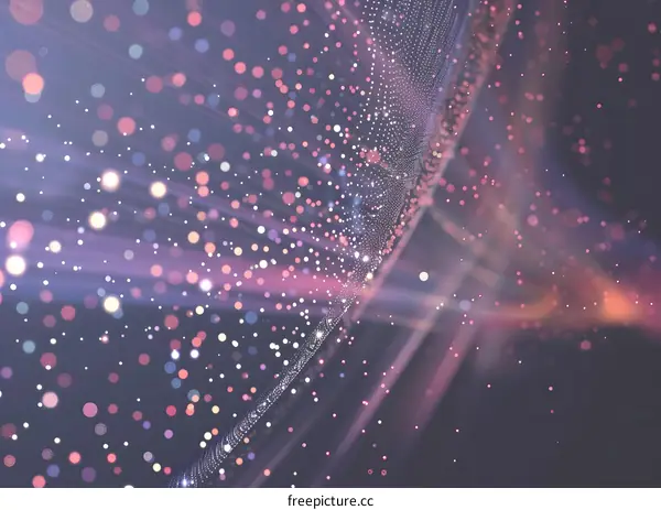 Abstract Purple and Pink Bokeh Background