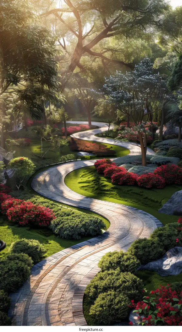 Picturesque Garden Path