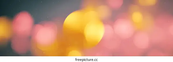 Abstract Colorful Bokeh Background Design