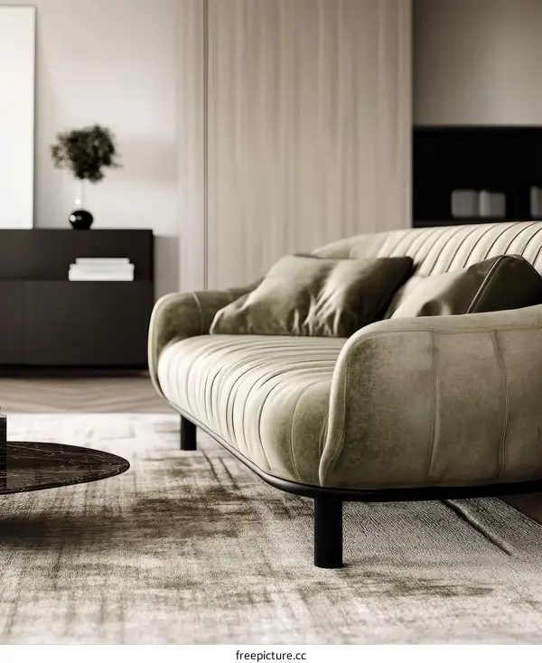 Modern Elegant Sofa Design in a Stylish Living Room