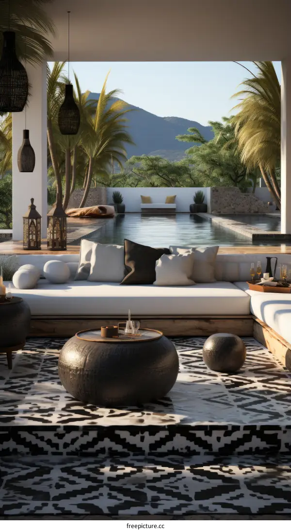 Luxury Villa with Mountain Views and Private Pool