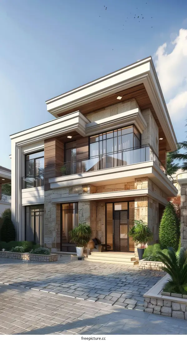 Modern Elegant Luxury Villa Exterior Design