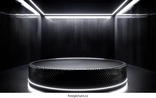 Modern Minimalist Black Product Display Stage