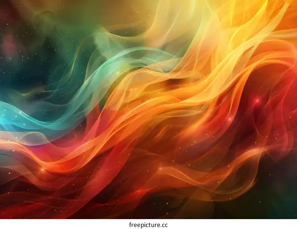 Colorful Luminescent Light Aura