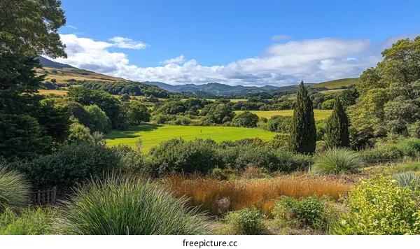 Scenic Valley Landscape View