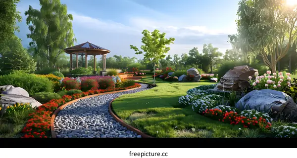 Landscape design renderings
