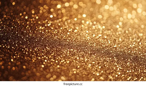 Golden Glitter Background Design