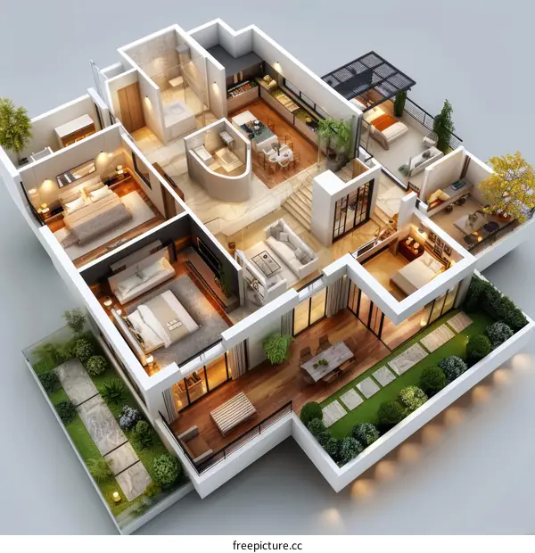 Modern House Floor Plan Design