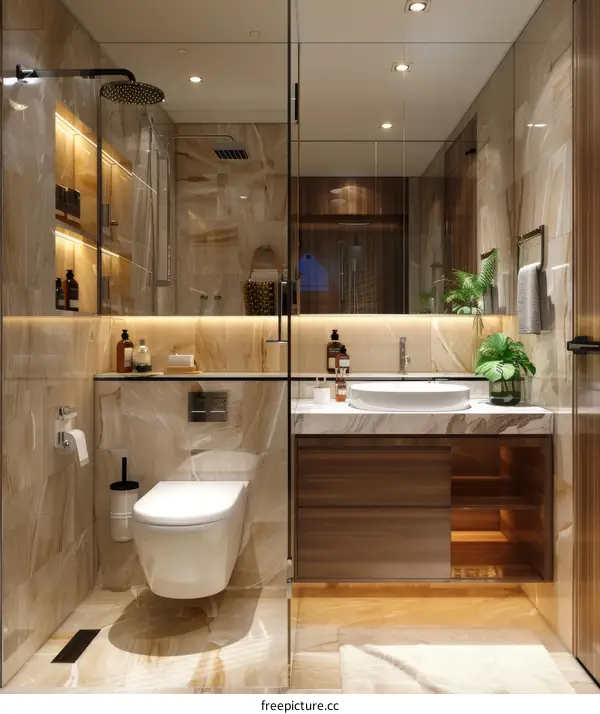 Modern Luxurious Bathroom Design