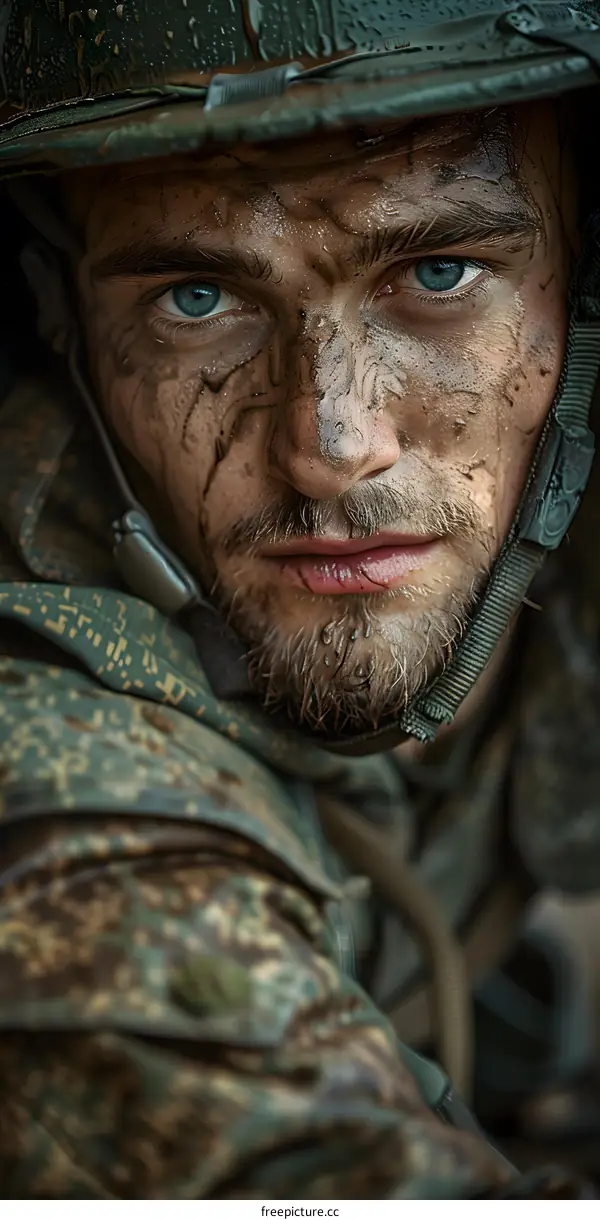 Portrait of a soldier