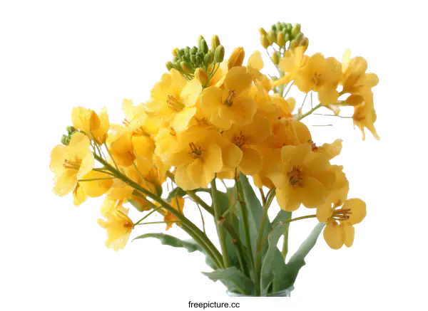 [Transparent Background PNG]Close Up of Beautiful Yellow Flowers Bouquet
