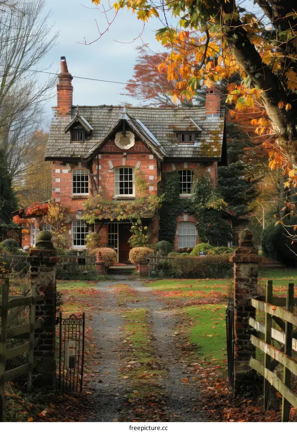 Charming English Countryside Brick Cottage