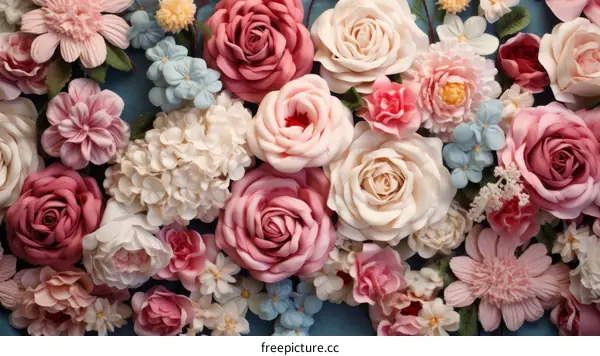 A beautiful bouquet of colorful flowers