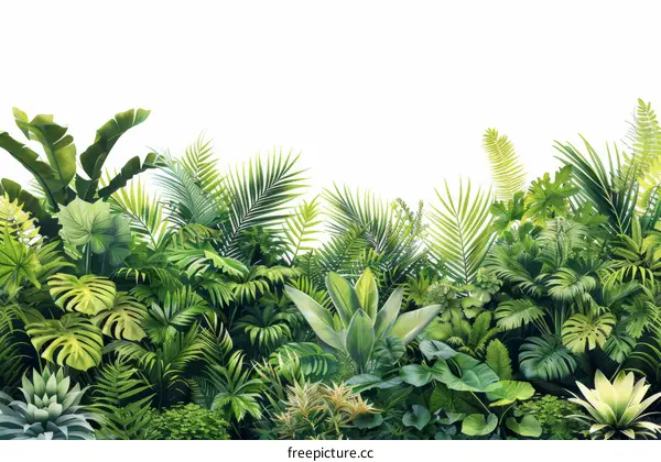 Lush Tropical Foliage