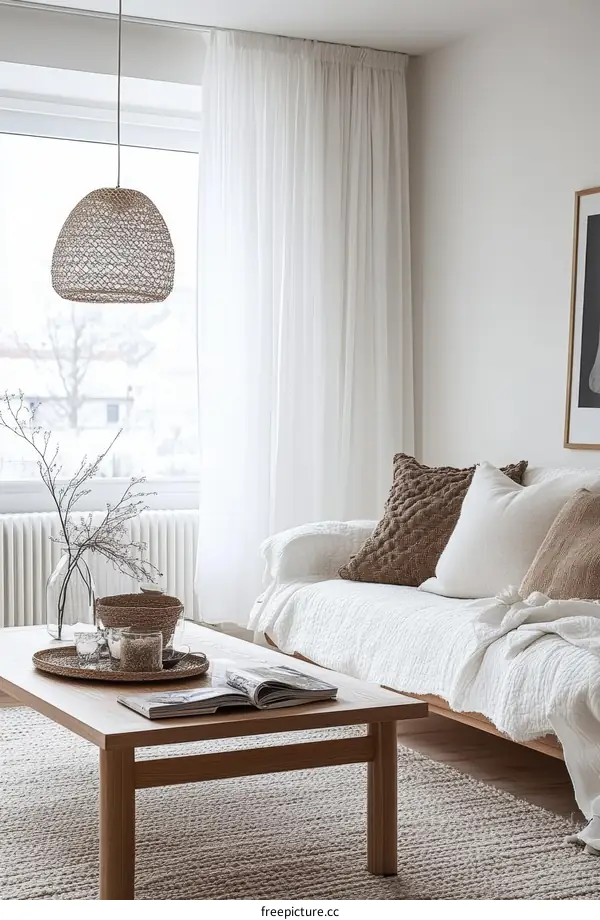 Modern Scandinavian Living Room Interior Design