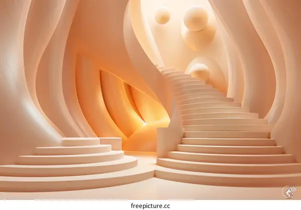 Abstract Architecture Stairway Design