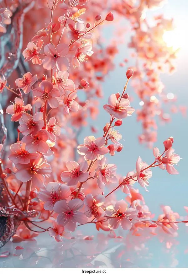 Beautiful Cherry Blossom Illustration