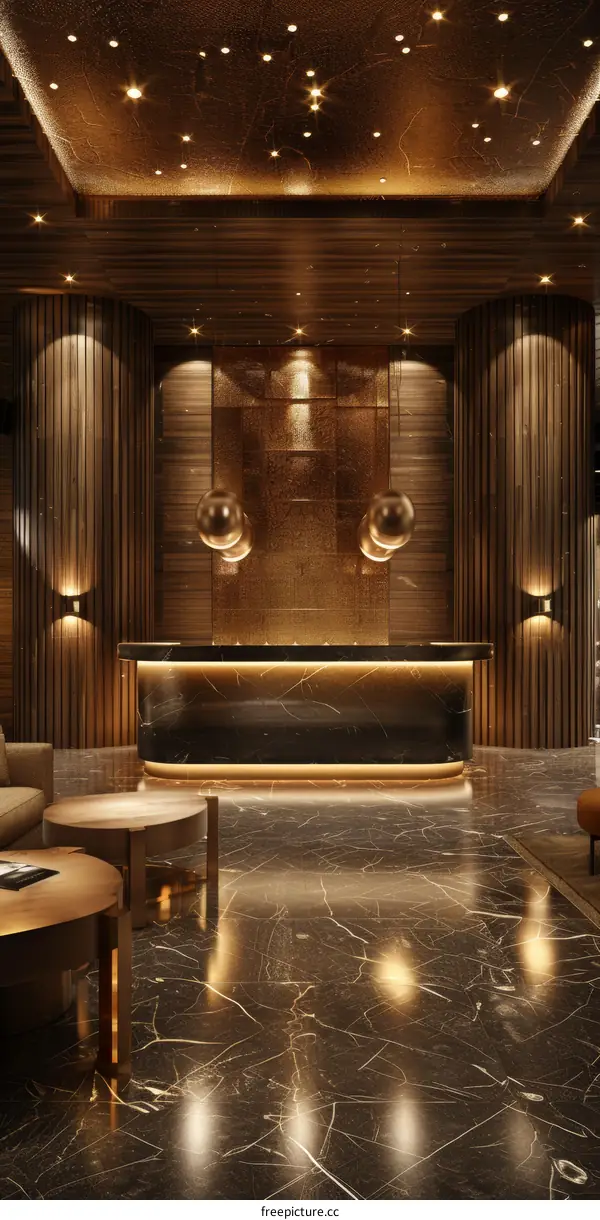 Luxury Modern Hotel Lobby Interior Design