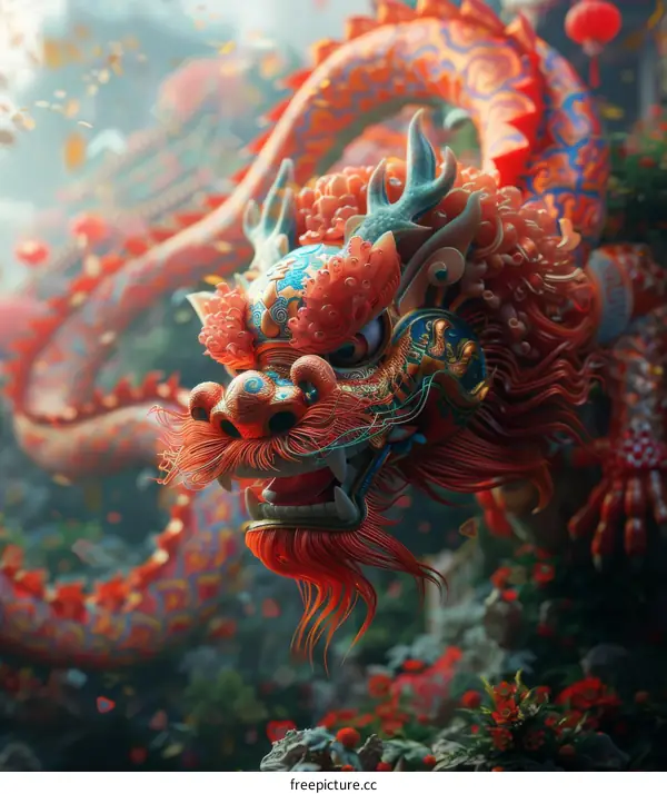 Chinese Dragon Symbol of Fortune and Prosperity