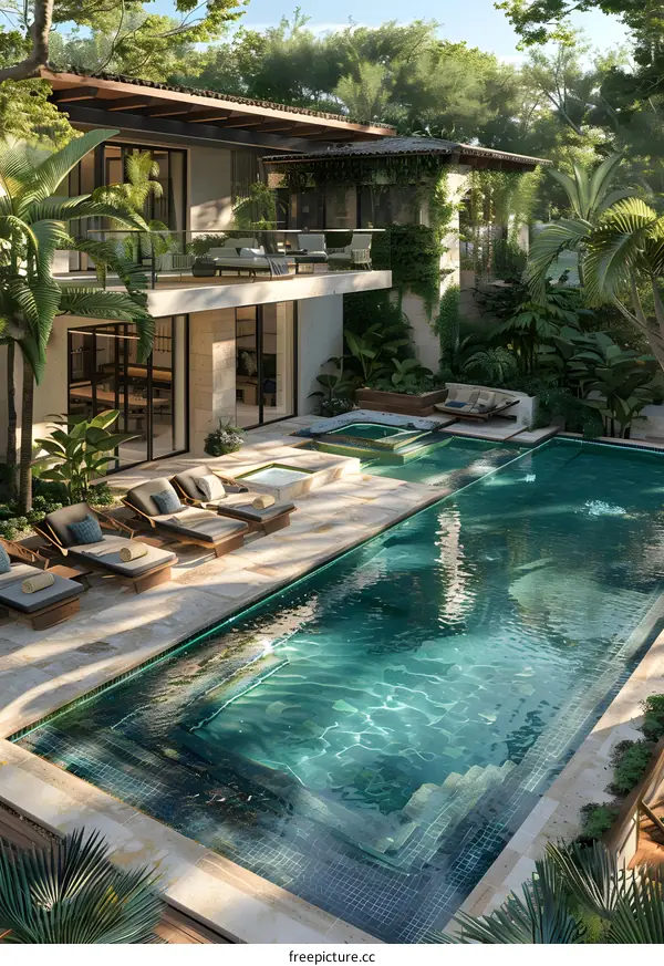 Luxury Jungle Villa with Pool