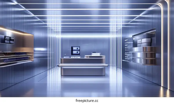 Futuristic Modern Retail Space Interior Design