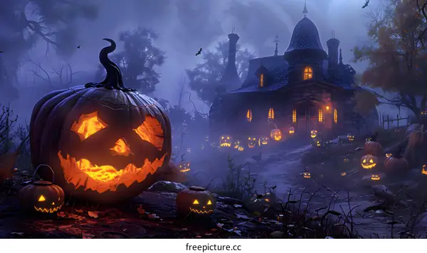 Halloween Pumpkin Jack-o-lantern