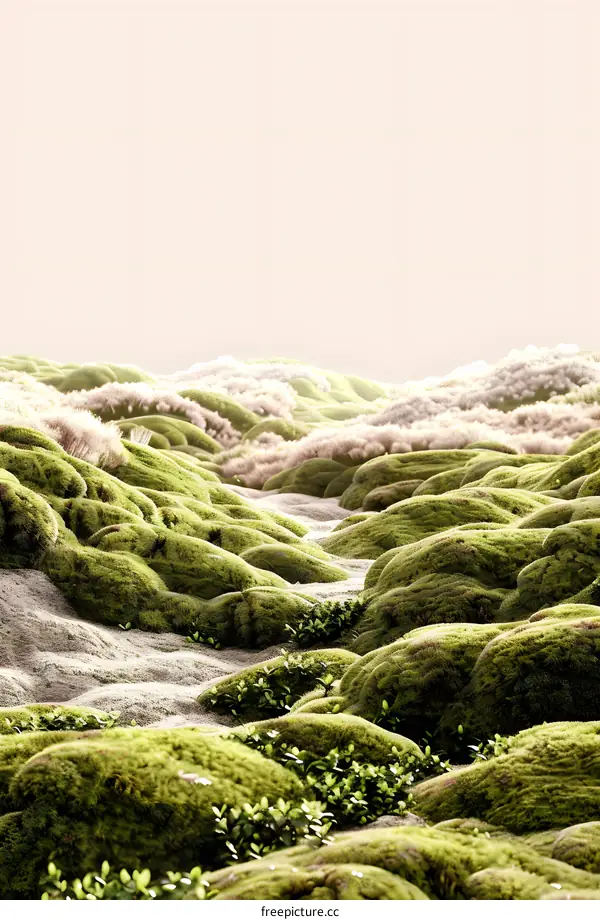 Green Mossy Landscape