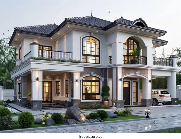 Elegant Modern Villa Exterior Design