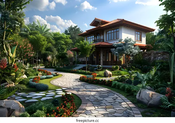 Strolling in the Garden