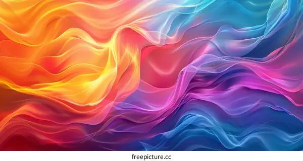 Vibrant Abstract Expressionist Background