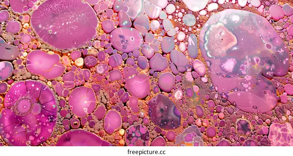 Abstract Pink and Gold Marble Texture