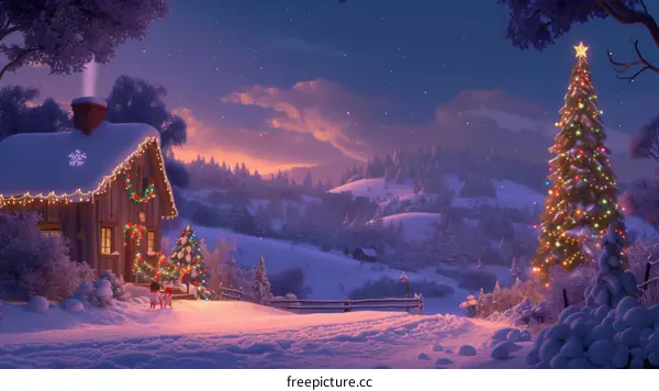 A Snowy Christmas Eve