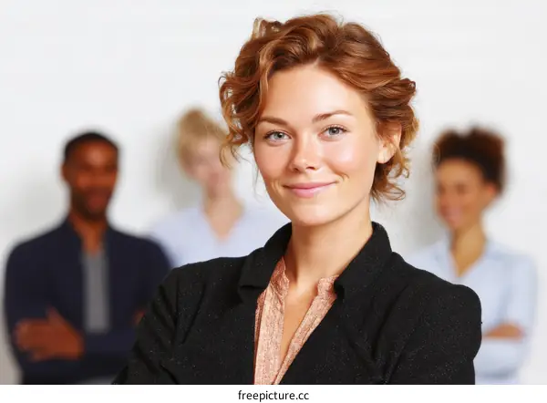 Businesswoman in Professional Setting