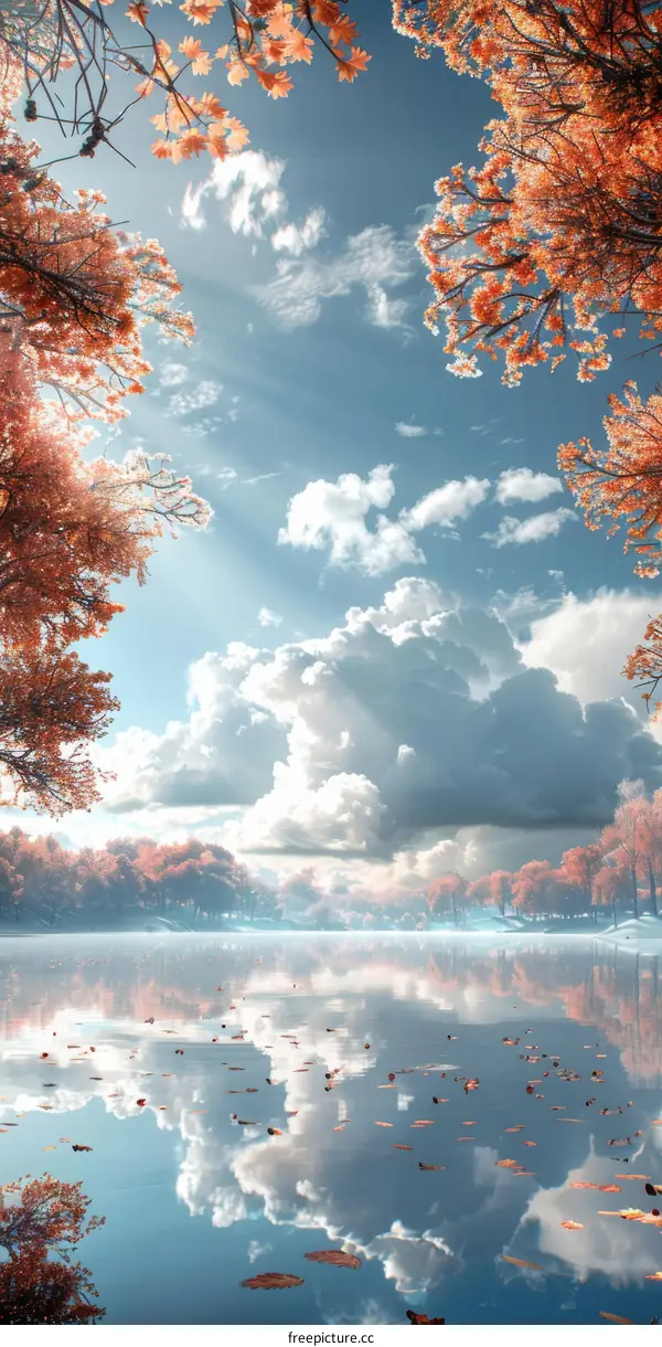 Autumn Serenity at Jinqiu Lake