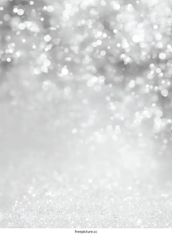 Abstract Silver Glitter Background Design
