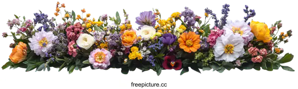 [Transparent Background PNG]Colorful Floral Arrangement Bouquet